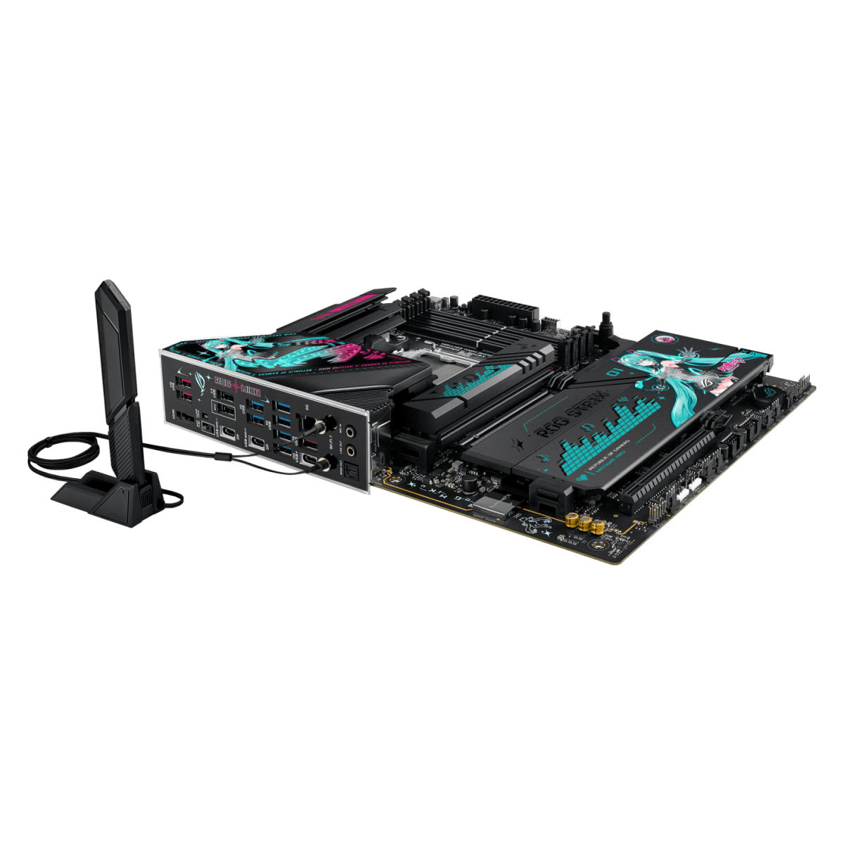 ASUS ROG STRIX X870E - H GAMING WiFi7 HATSUNE MIKU Edition | AM5 ATX Motherboard -  - Vektra Computers LLC