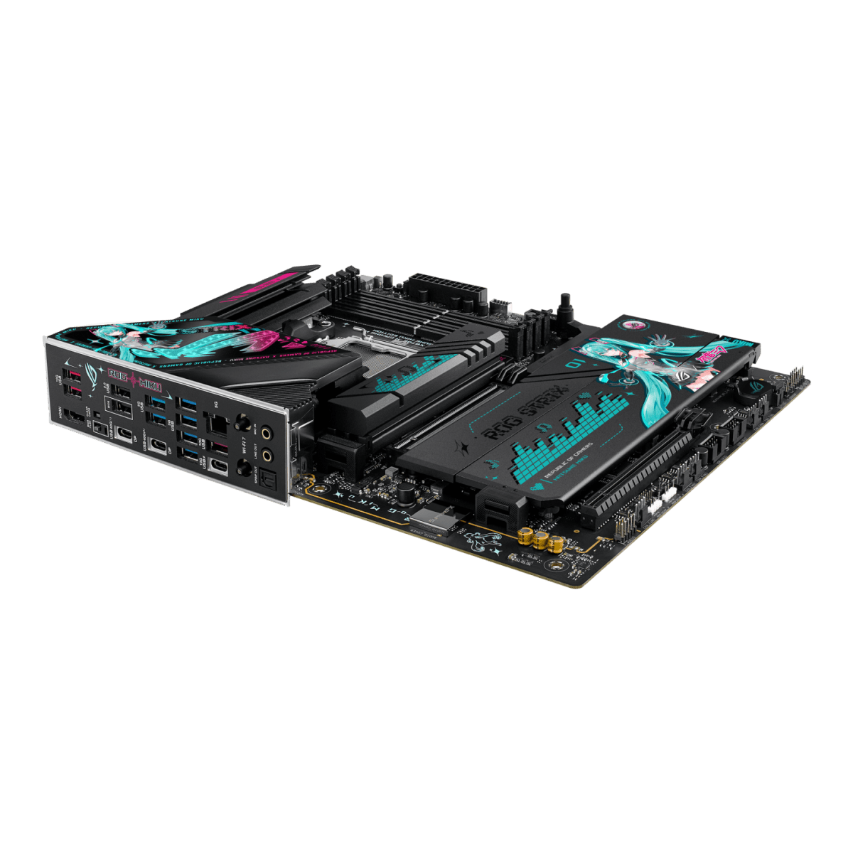 ASUS ROG STRIX X870E - H GAMING WiFi7 HATSUNE MIKU Edition | AM5 ATX Motherboard -  - Vektra Computers LLC