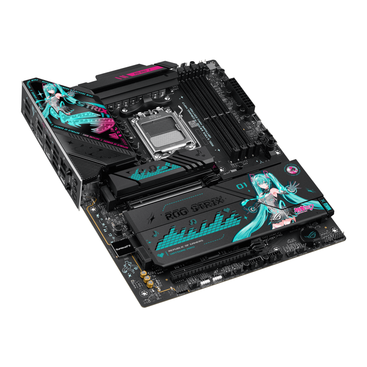 ASUS ROG STRIX X870E - H GAMING WiFi7 HATSUNE MIKU Edition | AM5 ATX Motherboard -  - Vektra Computers LLC