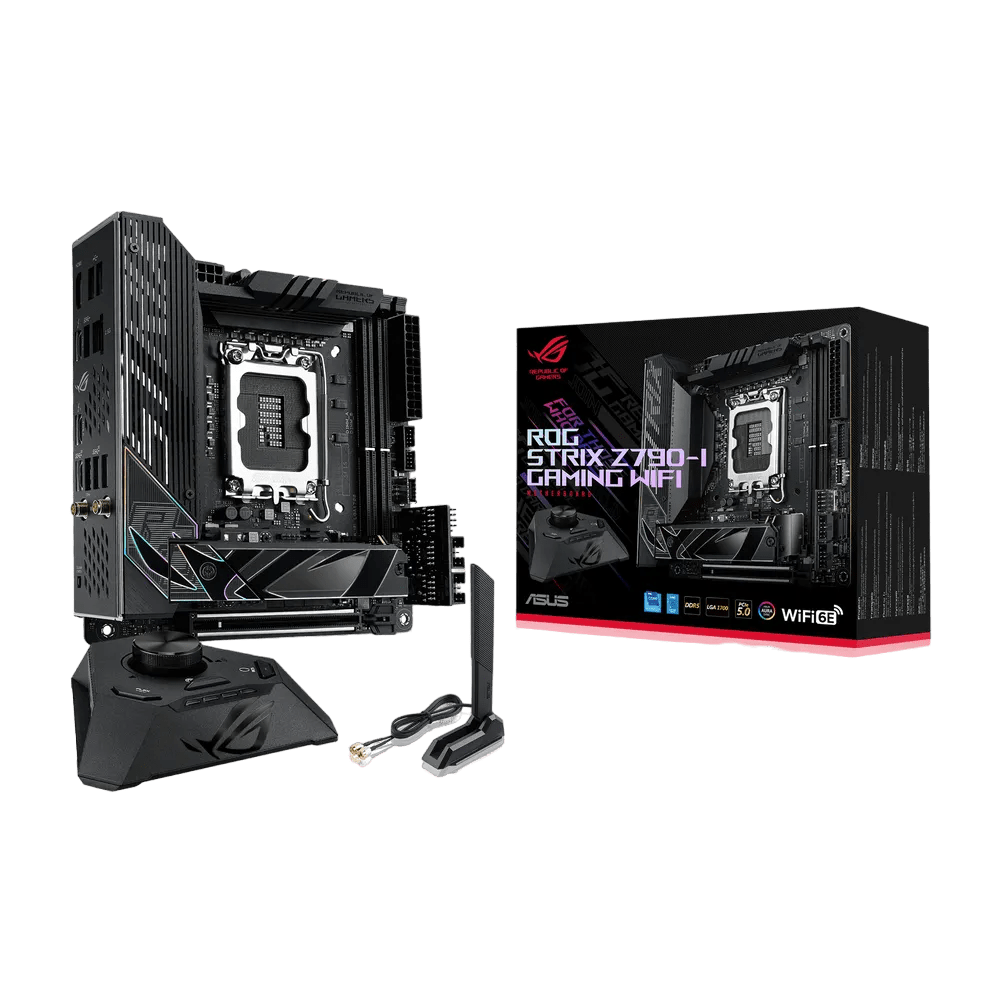Asus ROG Strix Z790 - I Gaming WiFi Intel 700 Series ITX Motherboard | 90MB1CM0 - M0EAY0 | - Vektra Computers LLC