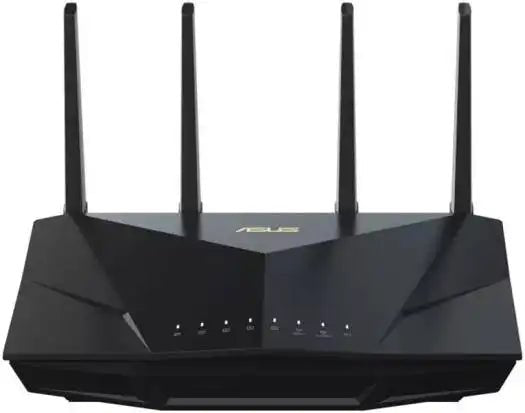 ASUS RT - AX5400 Dual Band WiFi 6 Extendable Router, Up to 5,400 Mbps Speed, Built - in VPN, AiProtection Pro Network Security, Parental Control, Instant Guard, AiMesh - Compatible, Black | 90IG0860 - MO9B00 - 4711387016824 - Vektra Computers LLC