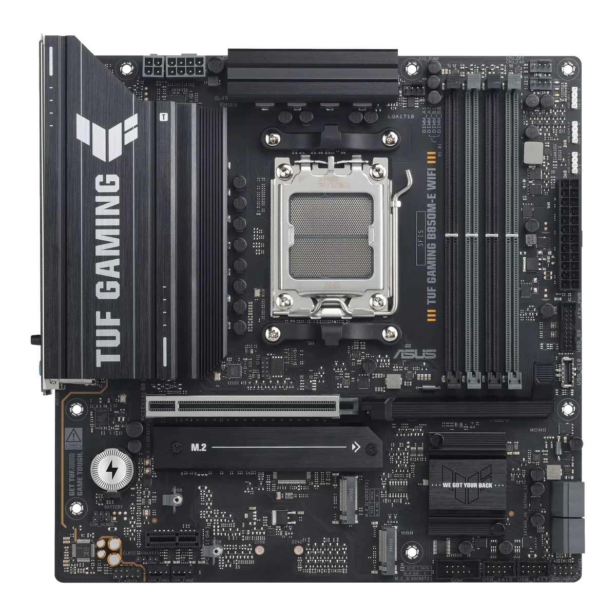 ASUS TUF GAMING B850M - E WiFi | AM5 mATX Motherboard -  - Vektra Computers LLC