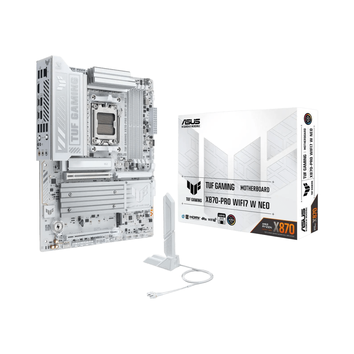 ASUS TUF GAMING X870 - PRO WiFi7 W NEO | AM5 ATX Motherboard -  - Vektra Computers LLC