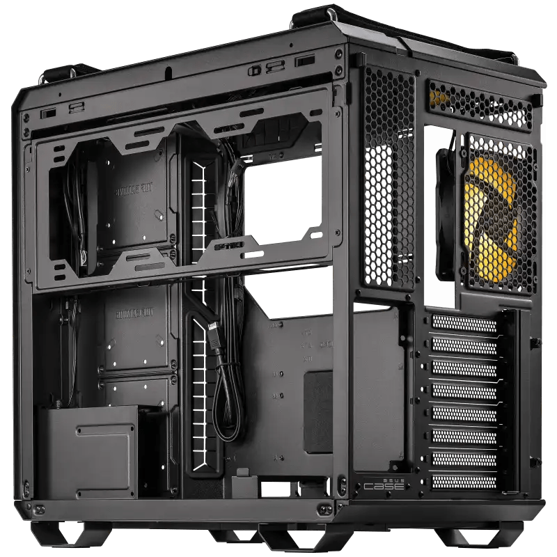 Asus Tuf GT502 Mid Tower ATX Gaming Case, Tempered Glass, 8 Expansion Slots, 360mm Radiator Support, 4 x 2.5