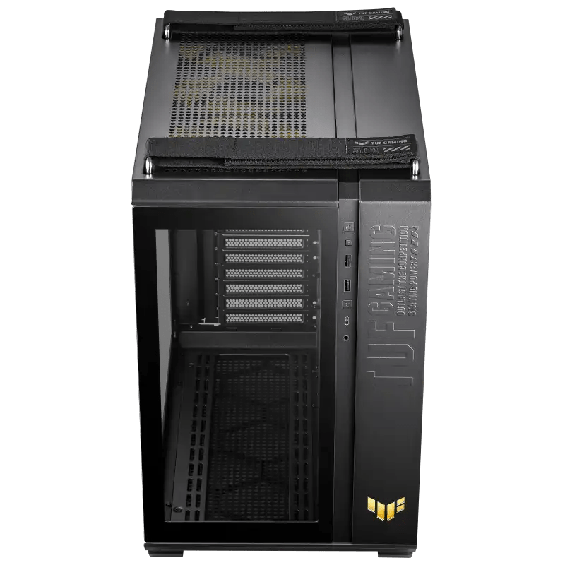 Asus Tuf GT502 Mid Tower ATX Gaming Case, Tempered Glass, 8 Expansion Slots, 360mm Radiator Support, 4 x 2.5