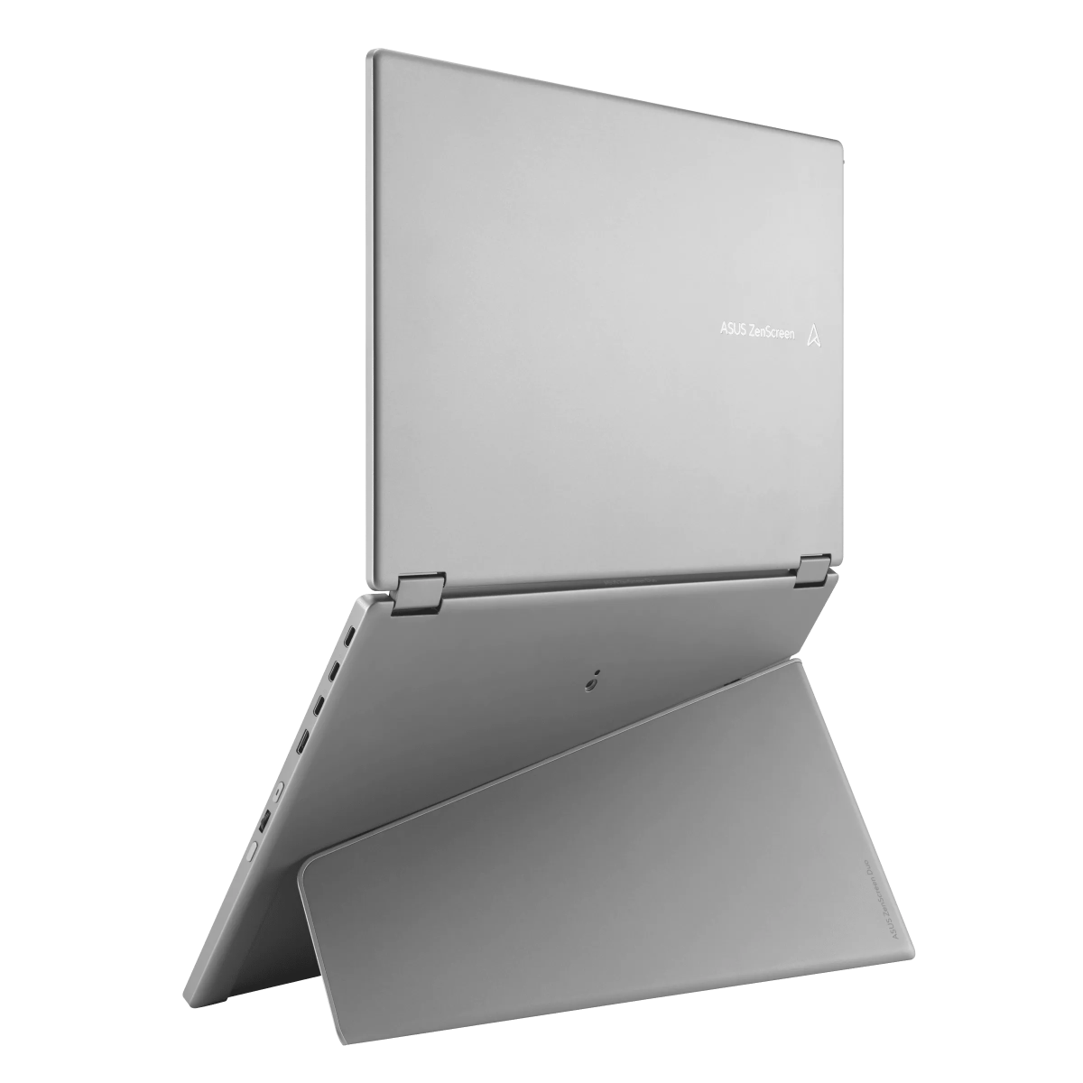 ASUS ZenScreen Duo OLED MQ149CD 360° Foldable Portable Monitor - Dual 14 - inch, 16:10, 1920x1200 FHD, OLED panels, DisplayHDR™ 400 True Black, 100% DCI - P3, Delta<2, Dual USB Type - C®, mini - HDMI®, kickstand, and standard tripod hole | 90LM0AKV - B01N70 - 4711387721551 - Vektra Computers LLC