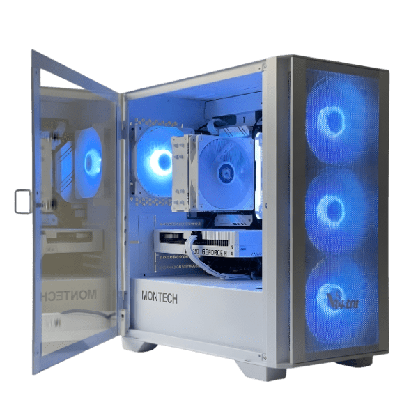 Core 5 Elite White Gaming PC | Ideal for 1080p gaming -  - Vektra Computers LLC