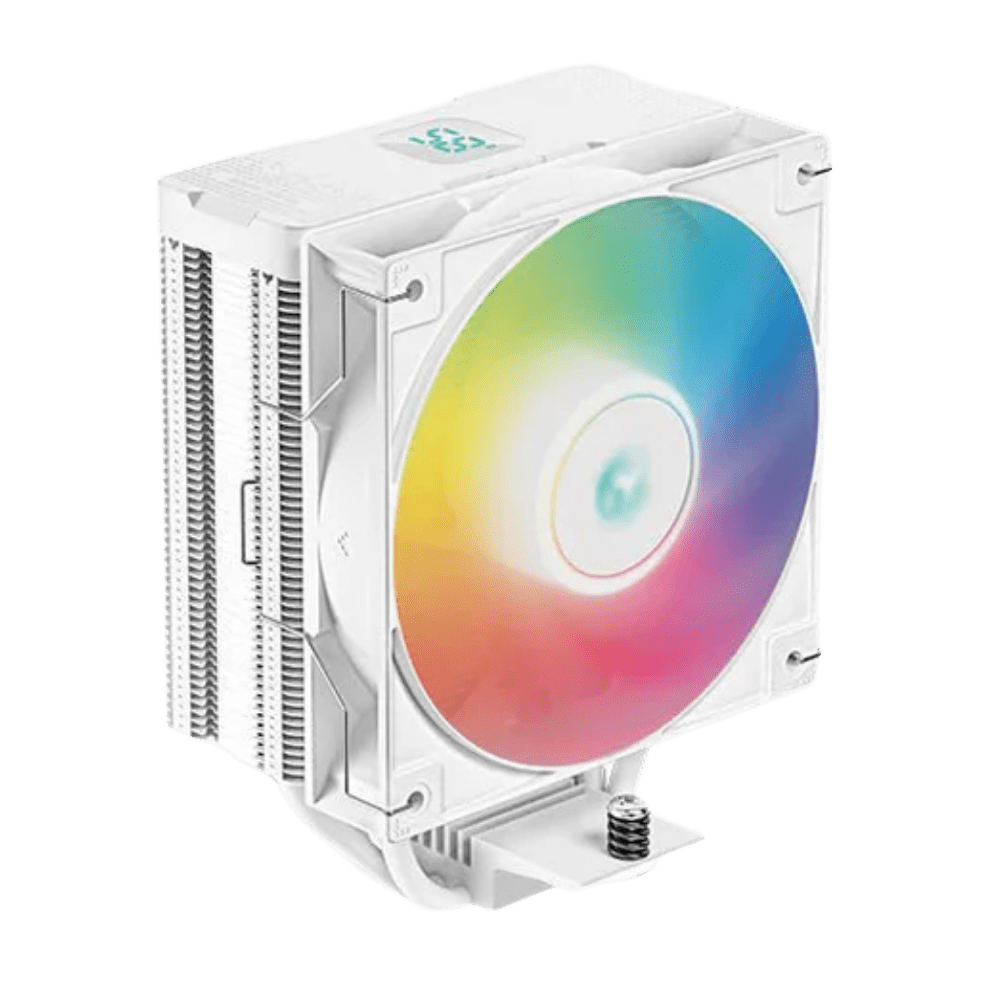 DeepCool AG400 DIGITAL WH ARGB Tower Air Cooler | R - AG400 - WHADMN - G - 1 - 6933412728610 - Vektra Computers LLC