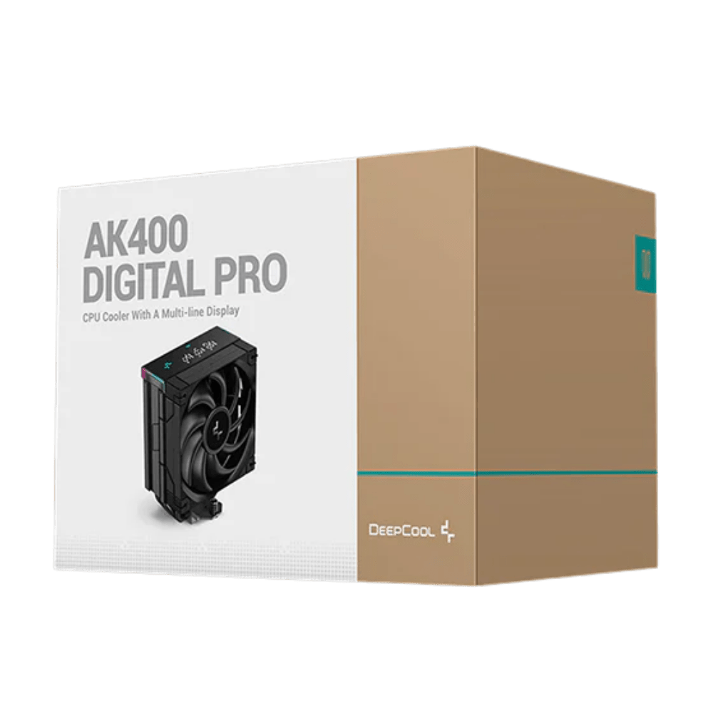 DeepCool AK400 Digital Pro CPU Air Cooler – Black AM5 / LGA1700 | R - AK400 - BKAPMN - G - 6933412728832 - Vektra Computers LLC