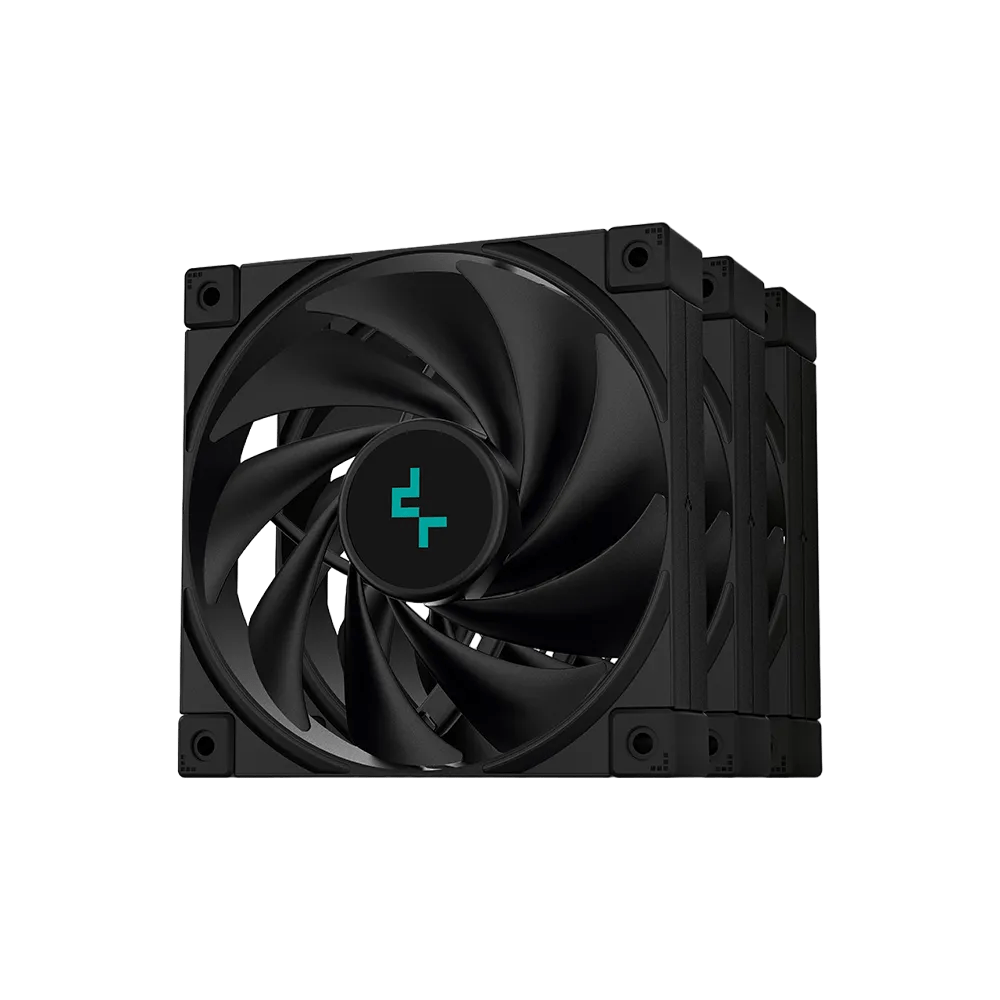 Deepcool FK120 120mm Fan Triple Pack | R - FK120 - BKNPF3 - G - 1 | - Vektra Computers LLC