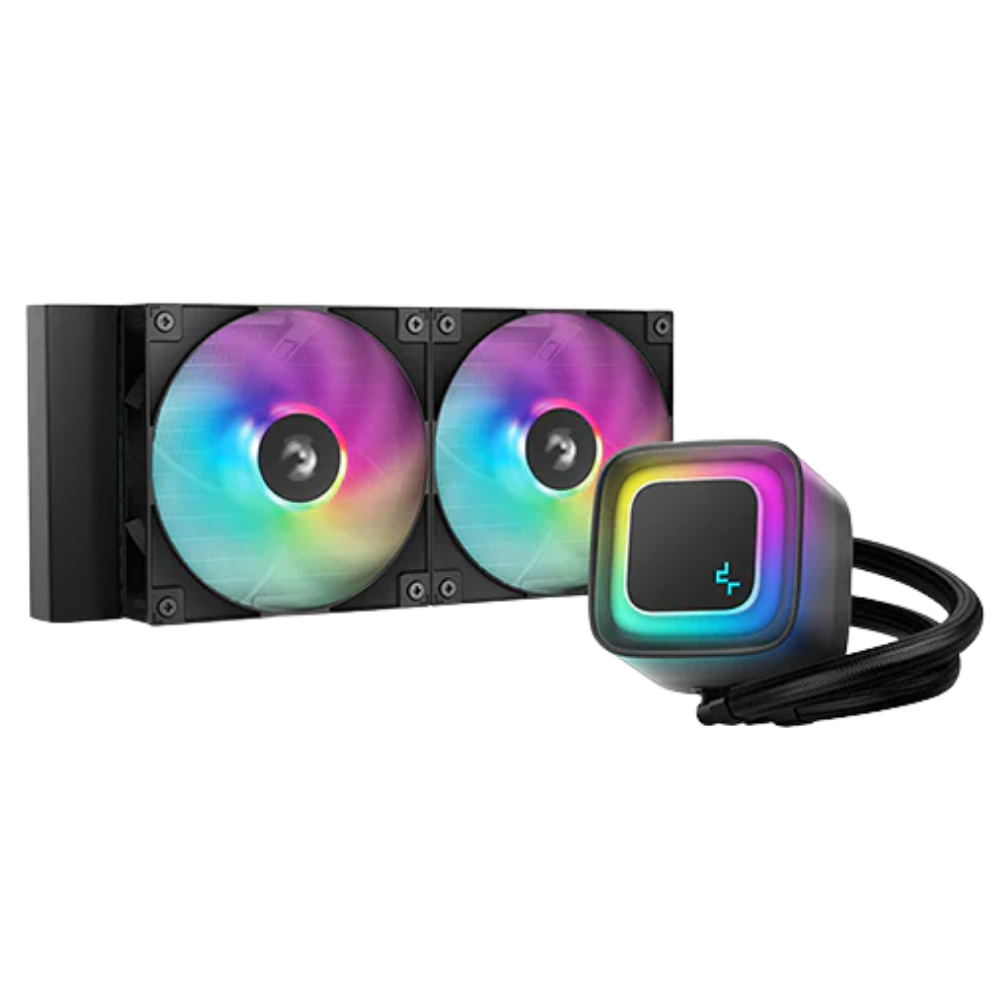 DeepCool LE240 V2 240mm ARGB Liquid CPU Cooler – Black (AM5 / LGA1851 Compatible) | R - LE240 - BKAMMC - G - 2 - 6933412729211 - Vektra Computers LLC