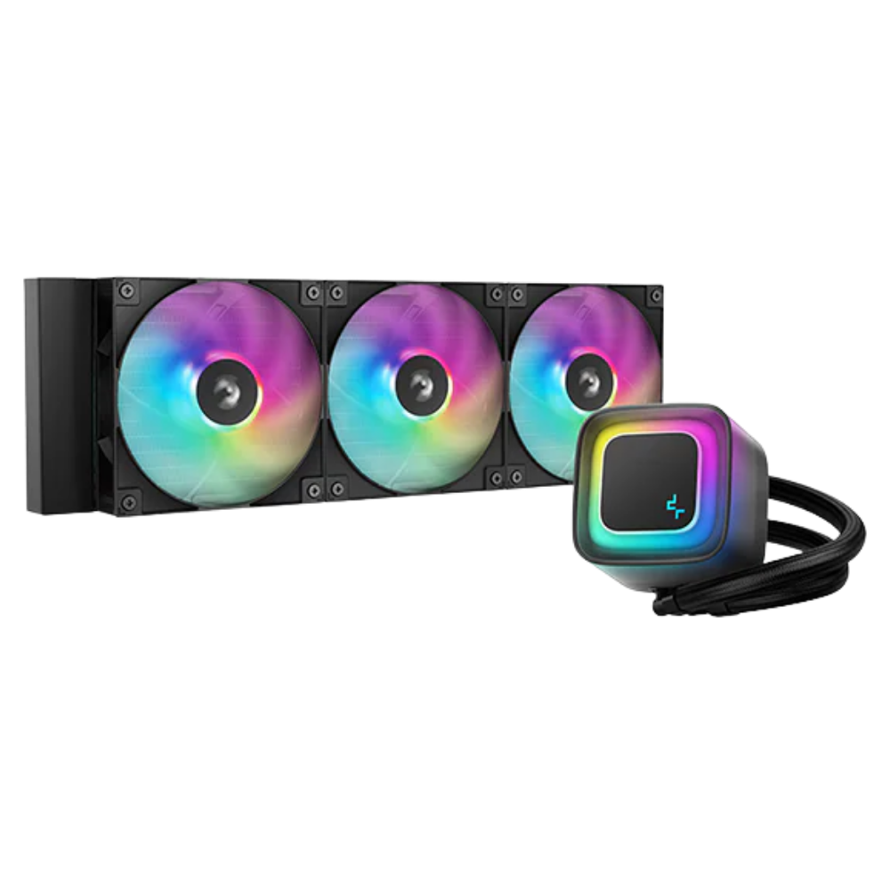 DeepCool LE360 V2 360mm ARGB Liquid CPU Cooler – Black (AM5 / LGA1851 Compatible) | R - LE360 - BKAMMC - G - 2 - 6933412729228 - Vektra Computers LLC