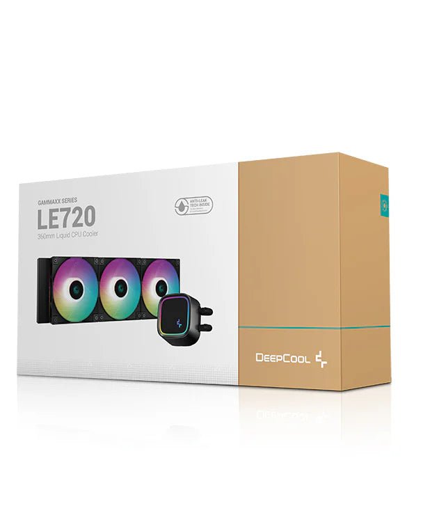 DeepCool LE720 Black AIO Liquid CPU Cooler | R - LE720 - BKAMMN - G - 1 | - Vektra Computers LLC