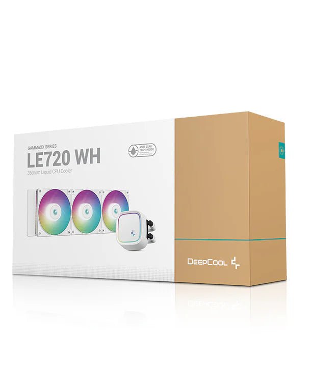 DeepCool LE720 WH White AIO Liquid CPU Cooler | R - LE720 - WHAMMN - G - 1 | - Vektra Computers LLC