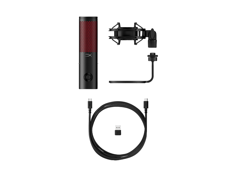 HyperX QuadCast 2 Black USB Microphone -  - Vektra Computers LLC