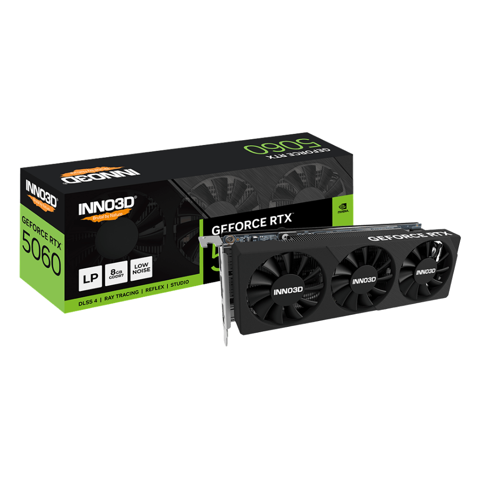 Inno3D GeForce RTX 5060 8GB Low Profile Graphics Card - 8886307702470 - Vektra Computers LLC