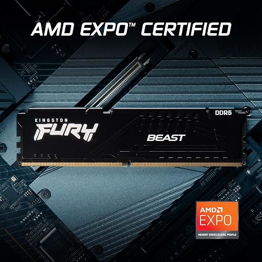 Kingston Fury Beast DDR5 Desktop RAM - 740617331738 - Vektra Computers LLC