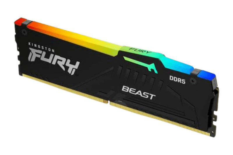 Kingston Fury Beast RGB 16GB DDR5 6000MHz Desktop Memory | KF560C36BBE2A - 16 - 740617345919 - Vektra Computers LLC