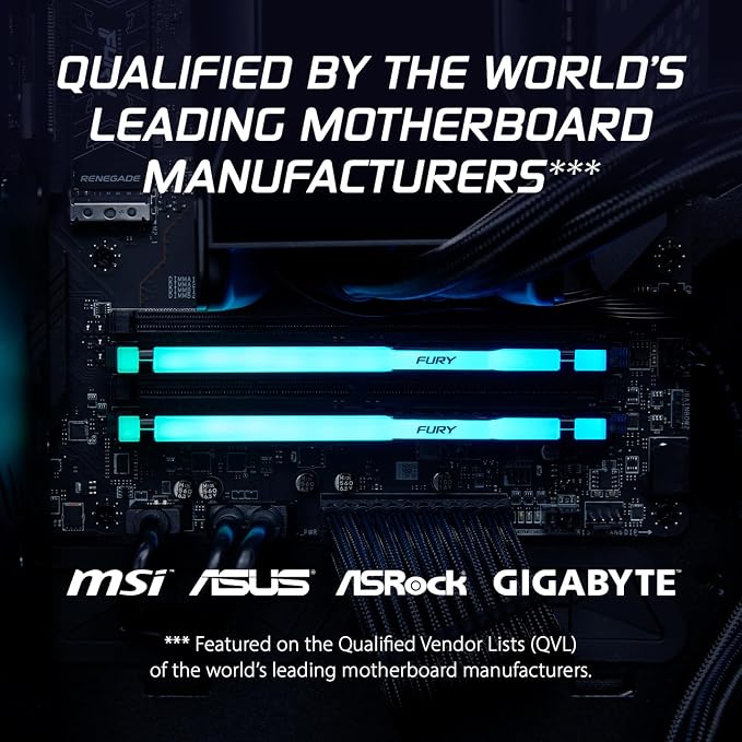 Kingston Fury Beast RGB DDR5 Desktop RAM - 740617345919 - Vektra Computers LLC