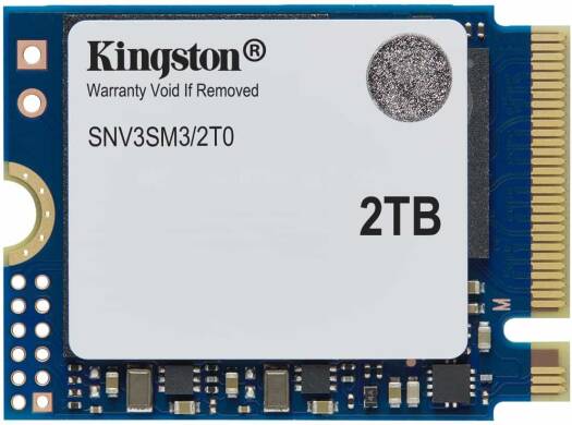 Kingston NV3 PCIe 4.0 NVMe Internal SSD, 2TB | SNV3SM3/2T0 -  - Vektra Computers LLC