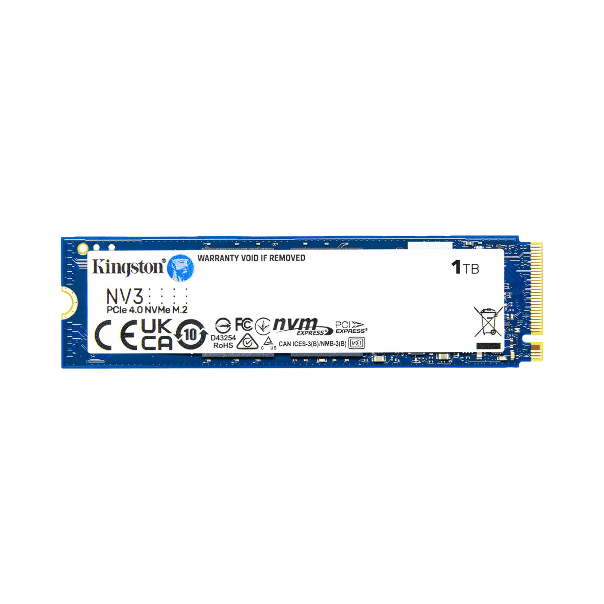 Kingston NV3 PCIe 4.0 NVMe M.2 SSD - 0740617344790 - Vektra Computers LLC