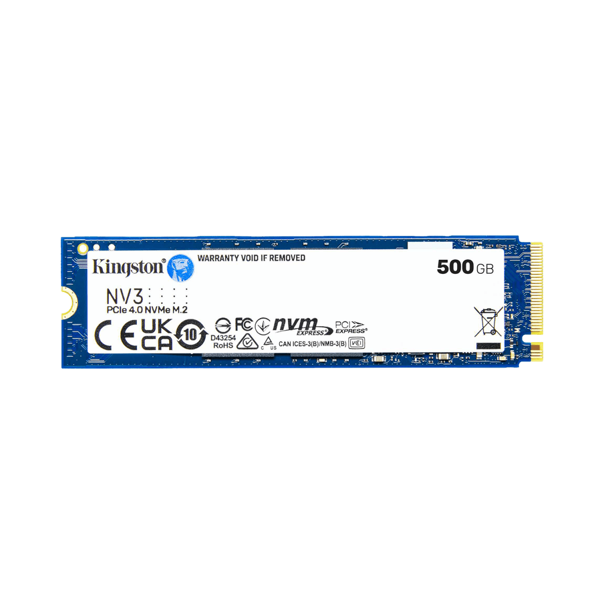 Kingston NV3 PCIe 4.0 NVMe M.2 SSD - 0740617344806 - Vektra Computers LLC