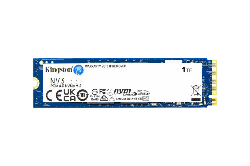 Kingston NV3 PCIe 4.0 NVMe SSD 1TB | SNV3S/1000G - 740617344790 - Vektra Computers LLC