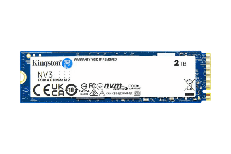 Kingston NV3 PCIe 4.0 NVMe SSD 2TB | SNV3S/2000G - 740617344783 - Vektra Computers LLC
