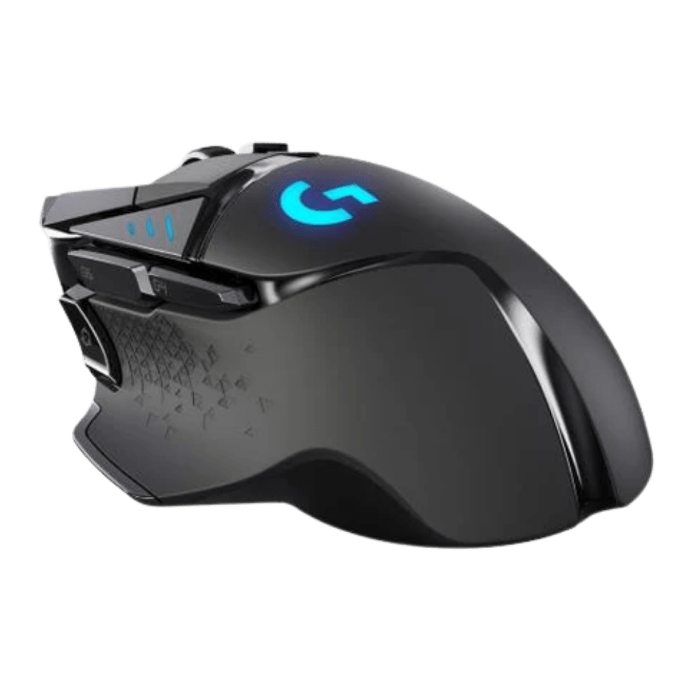 Logitech G502 LIGHTSPEED Wireless Gaming Mouse with HERO Sensor and Tunable Weights, 25.6K DPI, Net - gen HERO 16K Sensor, 11 Customizable Buttons and Hyper - Fast Scroll Wheel | 910 - 005568 -  - Vektra Computers LLC