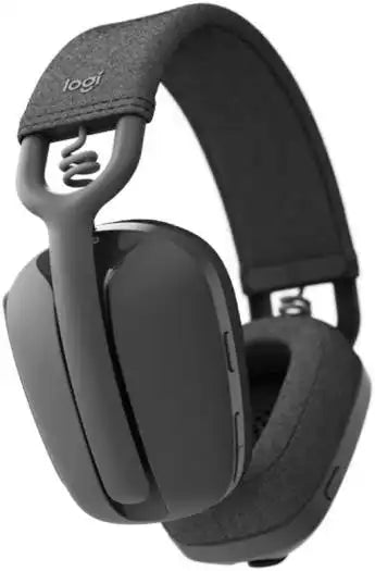 Logitech Zone Vibe 100 Wireless Headset, 40mm Audio Drivers, Bluetooth Connectivity, Up to 30m Range, Flip - to - Mute NC Mic, 20H Battery Life, Memory Foam & Fabric Cushioning, USB - C, Black | 981 - 001213 - Vektra Computers LLC