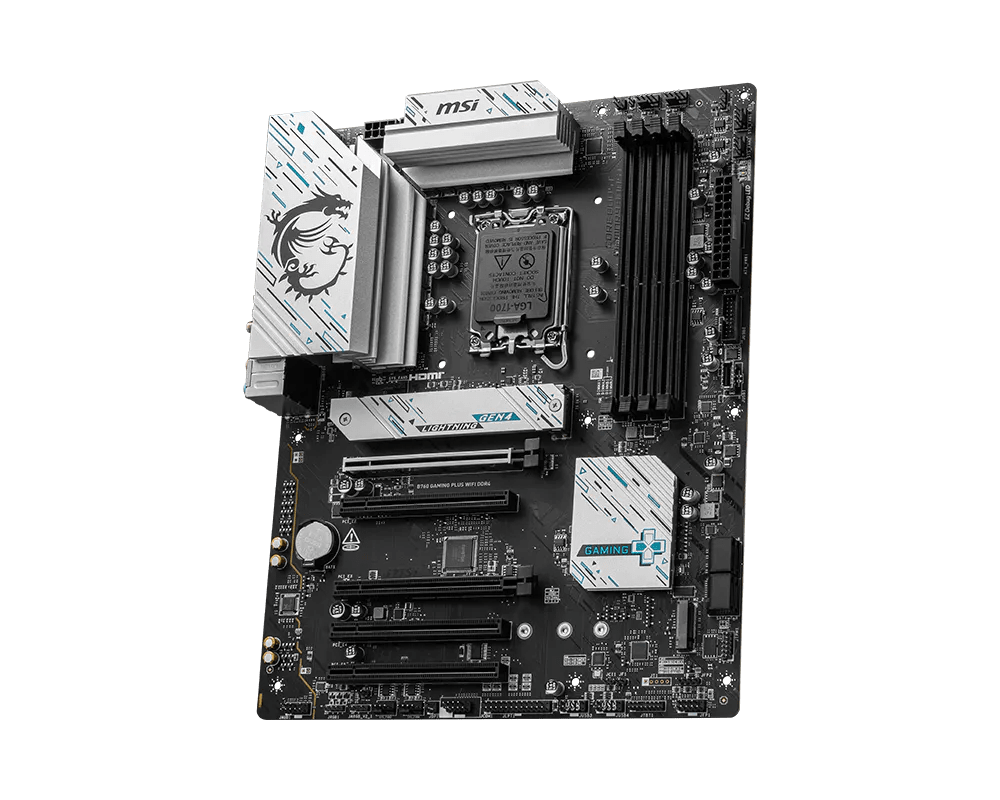 MSI B760 GAMING PLUS WIFI DDR4 | LGA1700 ATX Motherboard -  - Vektra Computers LLC