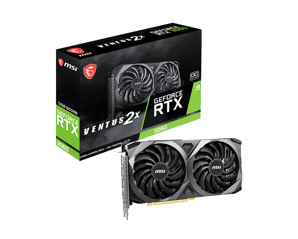 MSI GeForce RTX 3060 Ventus 2X 12GB OC Graphics Card -  - Vektra Computers LLC