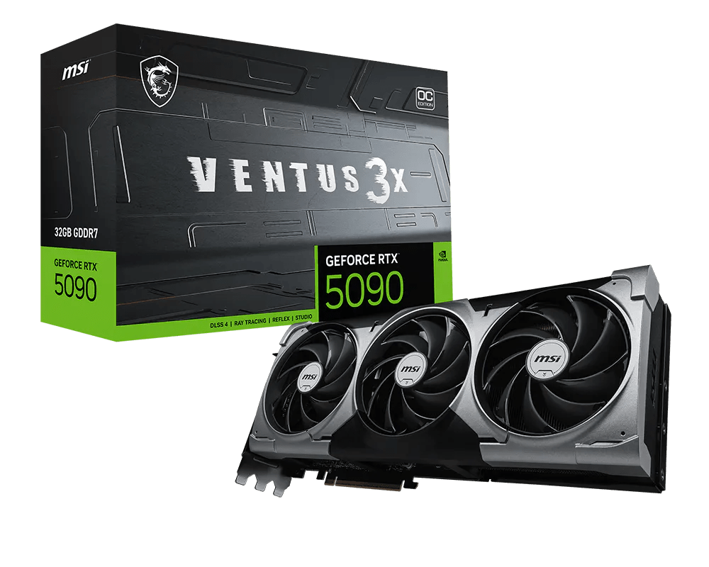 MSI GeForce RTX 5090 32G VENTUS 3X OC Graphics Card -  - Vektra Computers LLC