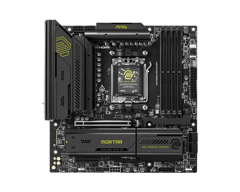 MSI MAG B850M MORTAR WIFI | AM5 mATX Motherboard -  - Vektra Computers LLC