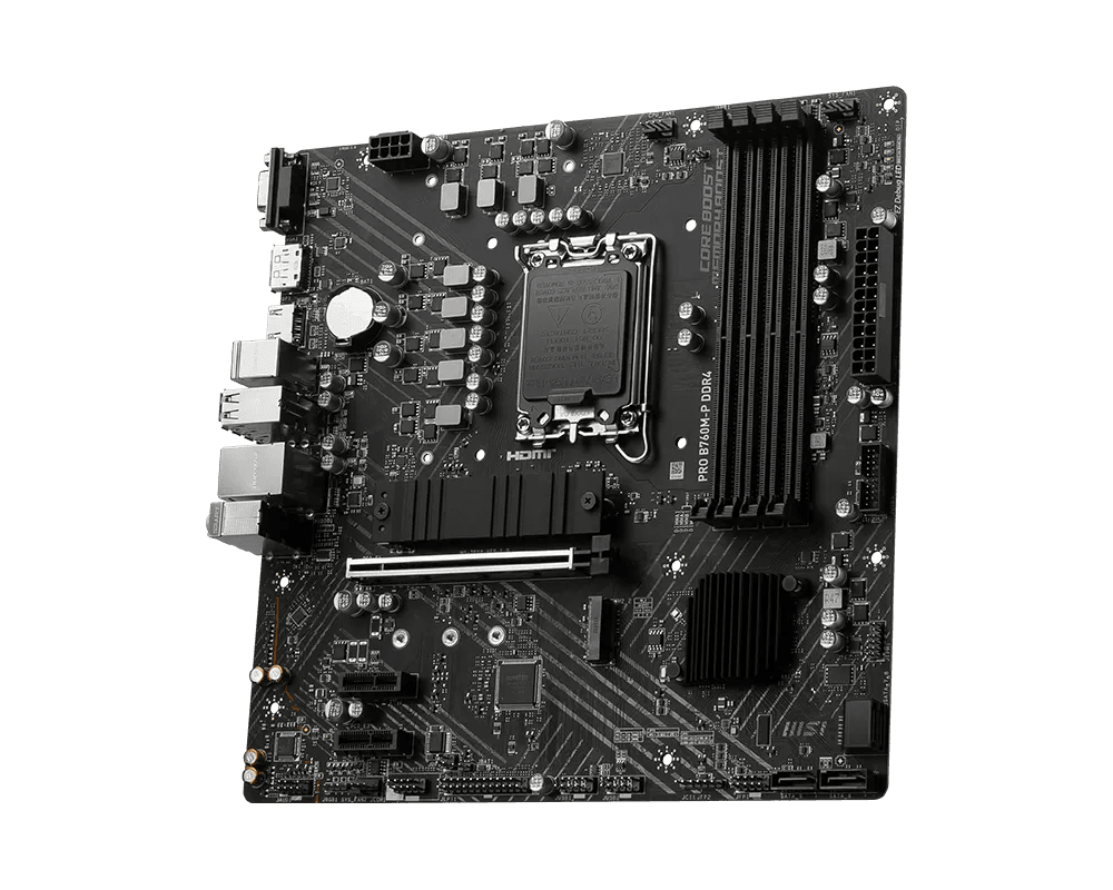 MSI PRO B760M-P DDR4 | LGA1700 mATX Motherboard -  - Vektra Computers LLC