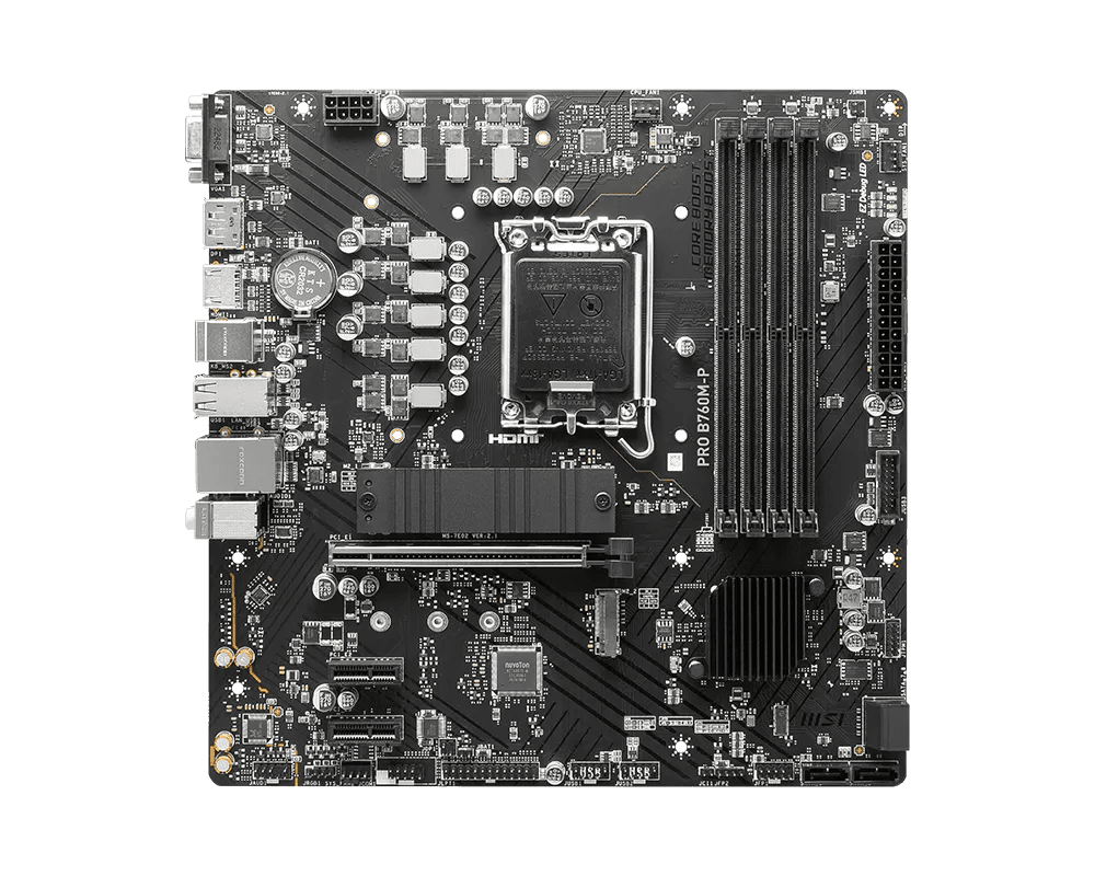 MSI PRO B760M-P | LGA1700 mATX Motherboard -  - Vektra Computers LLC