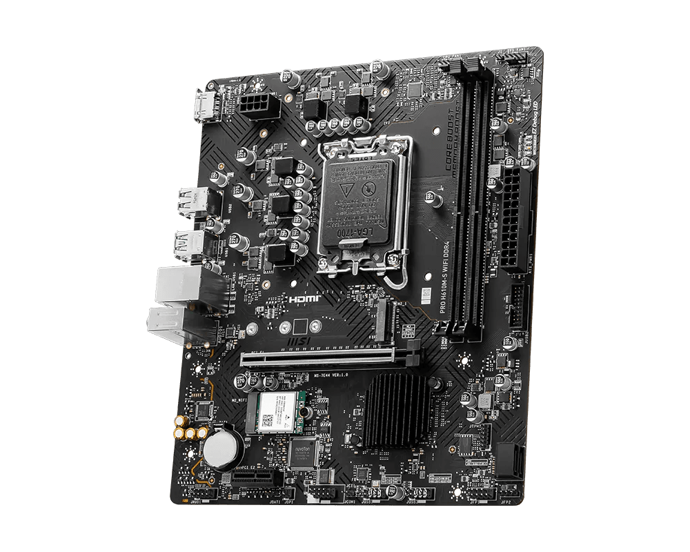 MSI PRO H610M-S WIFI DDR4 II | LGA1700 mATX Motherboard -  - Vektra Computers LLC