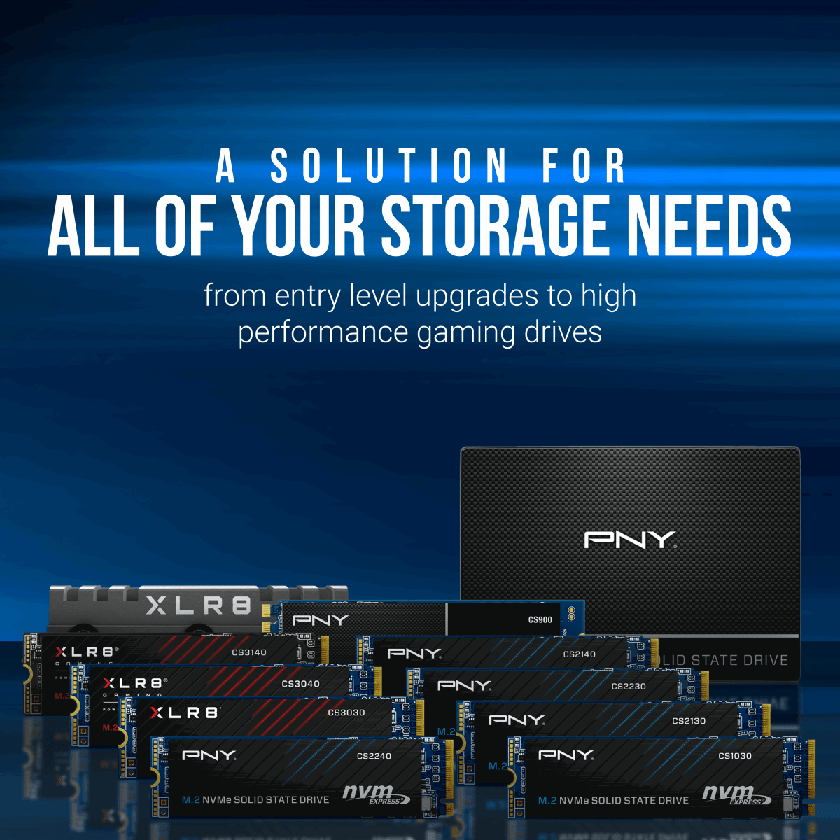 PNY CS2230 1TB PCIe 3.0 NVMe M.2 SSD -  - Vektra Computers LLC