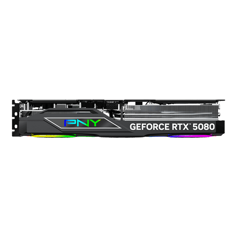 PNY GeForce RTX 5080 16GB ARGB EPIC-X RGB Overclocked Triple Fan -  - Vektra Computers LLC