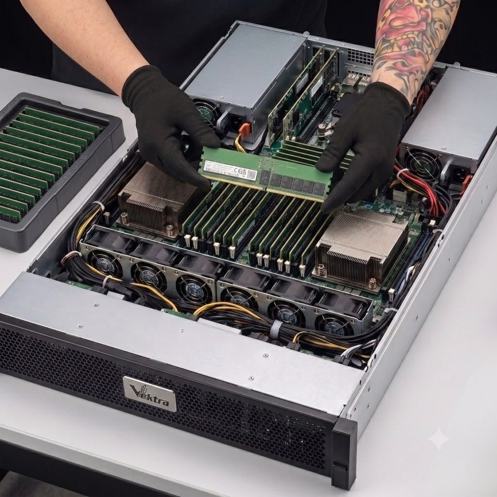 Quantum | Rackmounted AI Model Training Server -  - Vektra Computers LLC