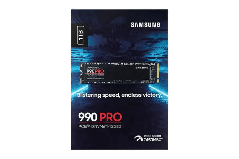 Samsung 990 Pro PCIe Gen4 NVMe M.2 SSD 1TB | MZ - v9p1T0BW - 8806094215021 - Vektra Computers LLC