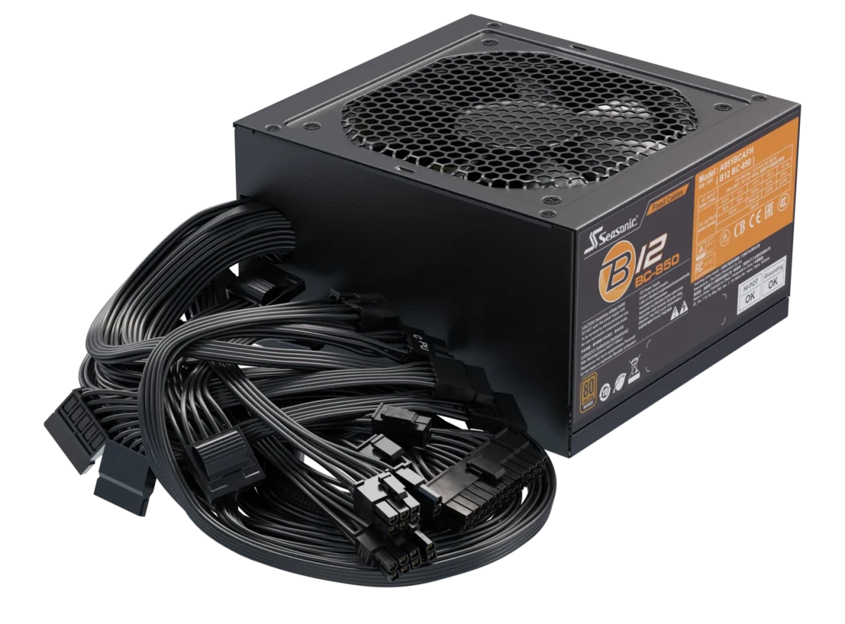 Seasonic B12 BC Series Non - Modular 80 Bronze Power Supply - 4711173876717 - Vektra Computers LLC