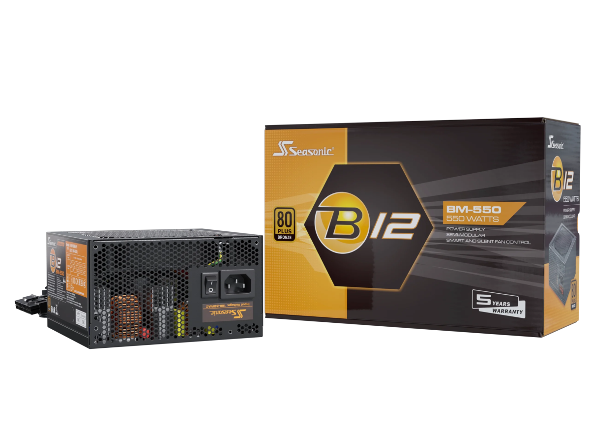Seasonic B12 BM Series 80+Bronze Semi - modular Power Supply - 4711173877363 - Vektra Computers LLC
