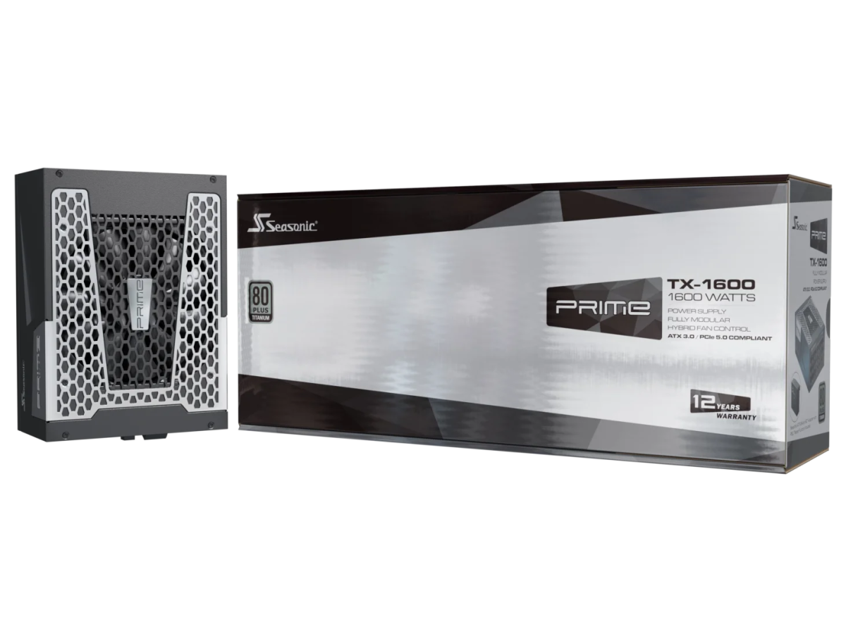 Seasonic PRIME TX - 1600 Power Supply 1600 Watts | SSR - 1600TR2 - Vektra Computers LLC