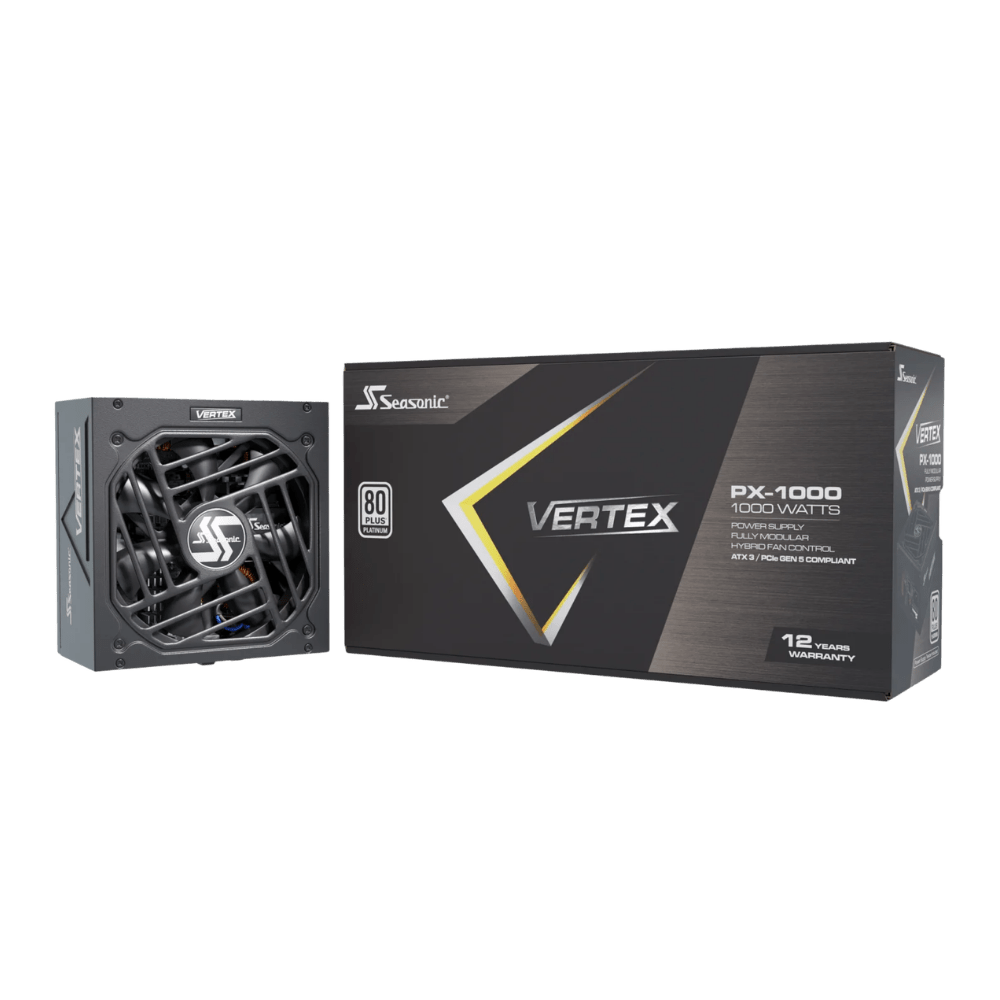 Seasonic VERTEX PX - 1000 1000W 80+ Platinum ATX 3.1 Power Supply - 4711173877752 - Vektra Computers LLC