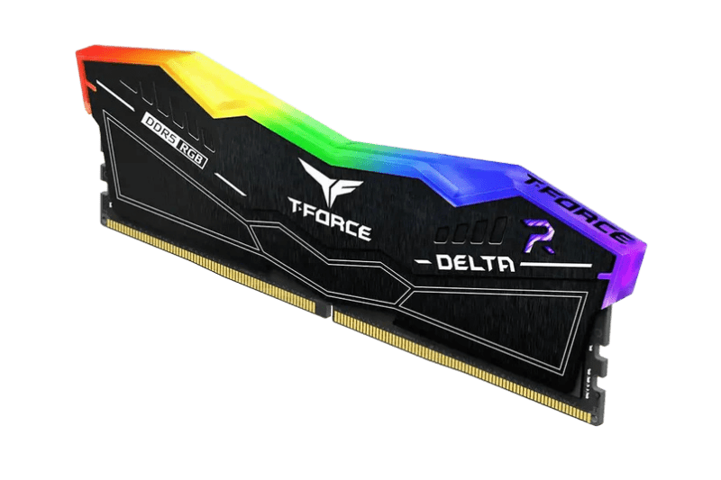 T - FORCE DELTA RGB DDR5 DESKTOP MEMORY BLACK 32GB(2x16GB) 6000MHz CL38 | FF3D532G6000HC38ADC01 - ‎765441659599 - Vektra Computers LLC