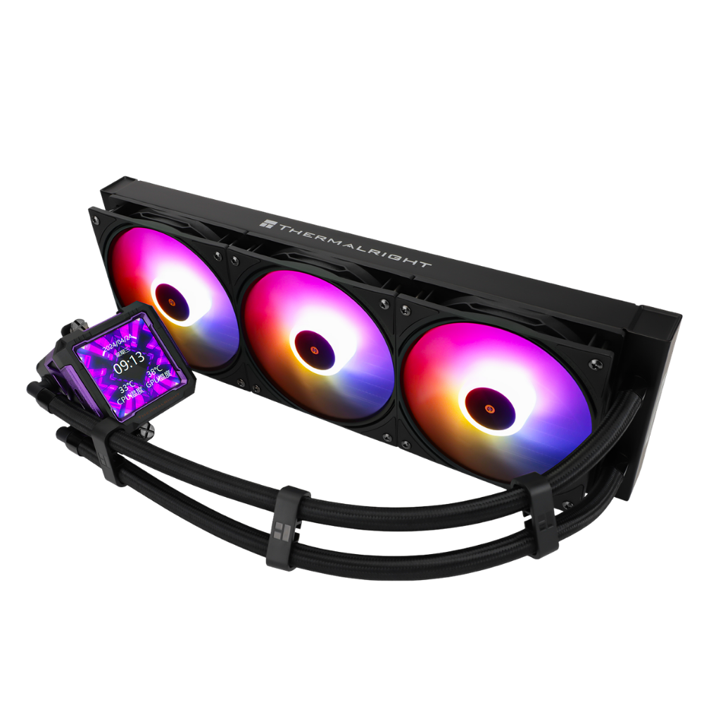 Thermalright Frozen Warframe Pro 360 Black ARGB | 360mm AIO Liquid Cooler with LCD - 814256017862 - Vektra Computers LLC