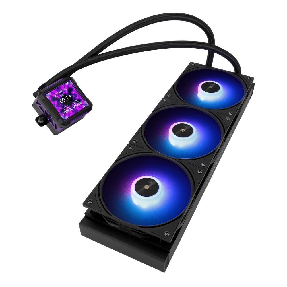 Thermalright Frozen Warframe Pro 360 Black ARGB | 360mm AIO Liquid Cooler with LCD - 814256017862 - Vektra Computers LLC