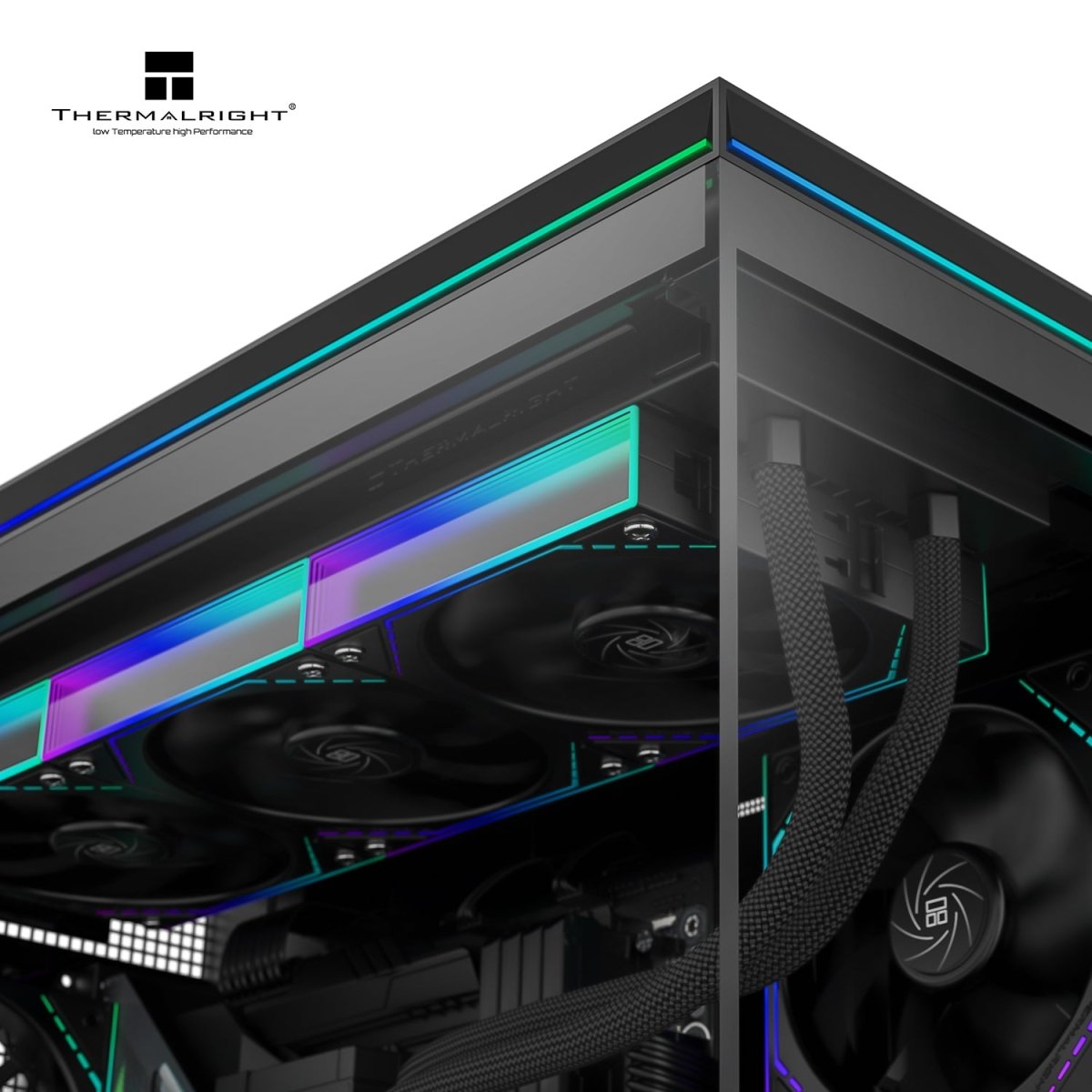 Thermalright TL-M10 Vision | mATX Chassis with LED Screen - 814256023757 - Vektra Computers LLC