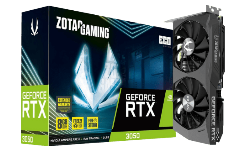 ZOTAC GAMING GEFORCE RTX 3050 ECO 8GB GDDR6 Graphic card | ZT - A30500K - 10M - 810012083515 - Vektra Computers LLC